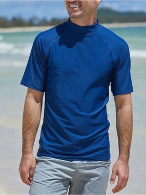 🏝️ UV Skinz Short Sleeve Swim Shirt Rash Guard Men’s 3XL
